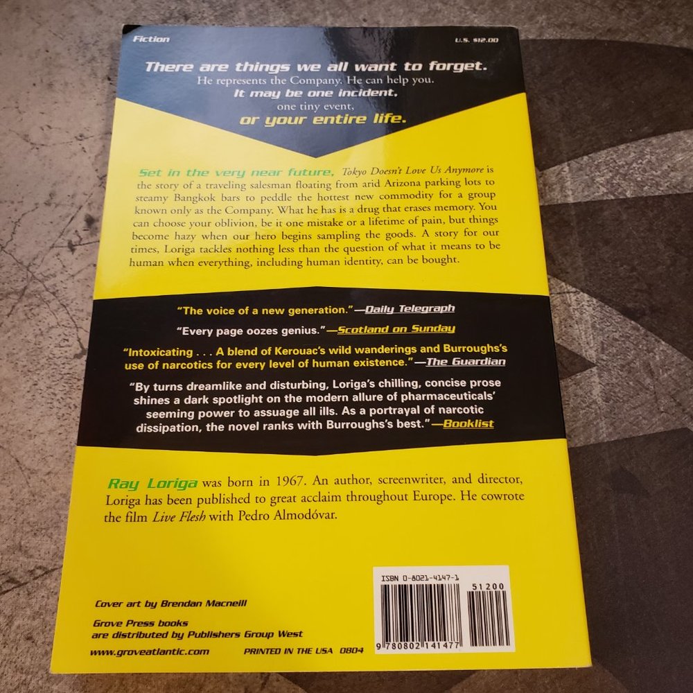 Tokyo Doesn’t Love Us Anymore by Ray Loriga — Paperback - Picture 4 of 4